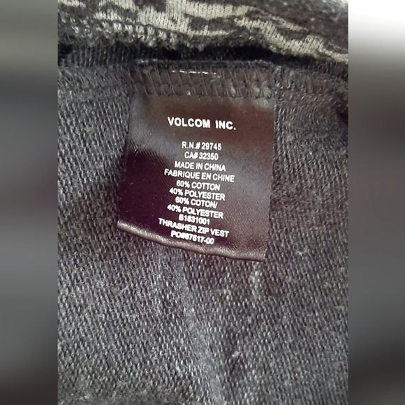 Volcom Thrasher Zip Vest - Picture 8 of 8